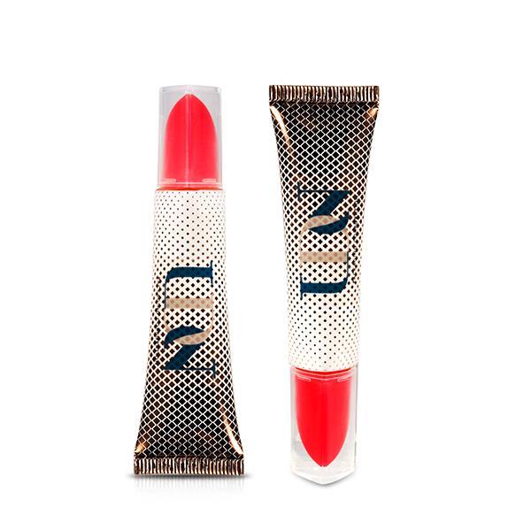 Delta Tube features a unique applicator shape mimicking a traditional lipstick bullet shape.